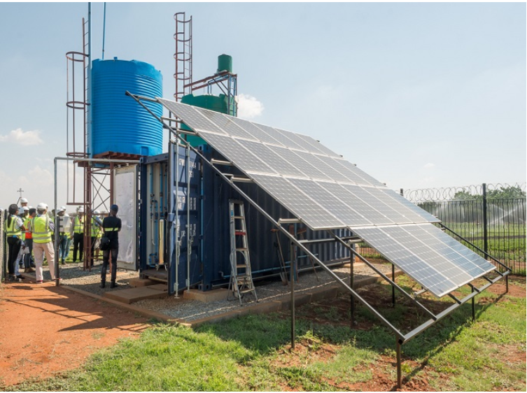 New water-cleaning system that purifies chemical contaminants and disinfects water by removing pathogens